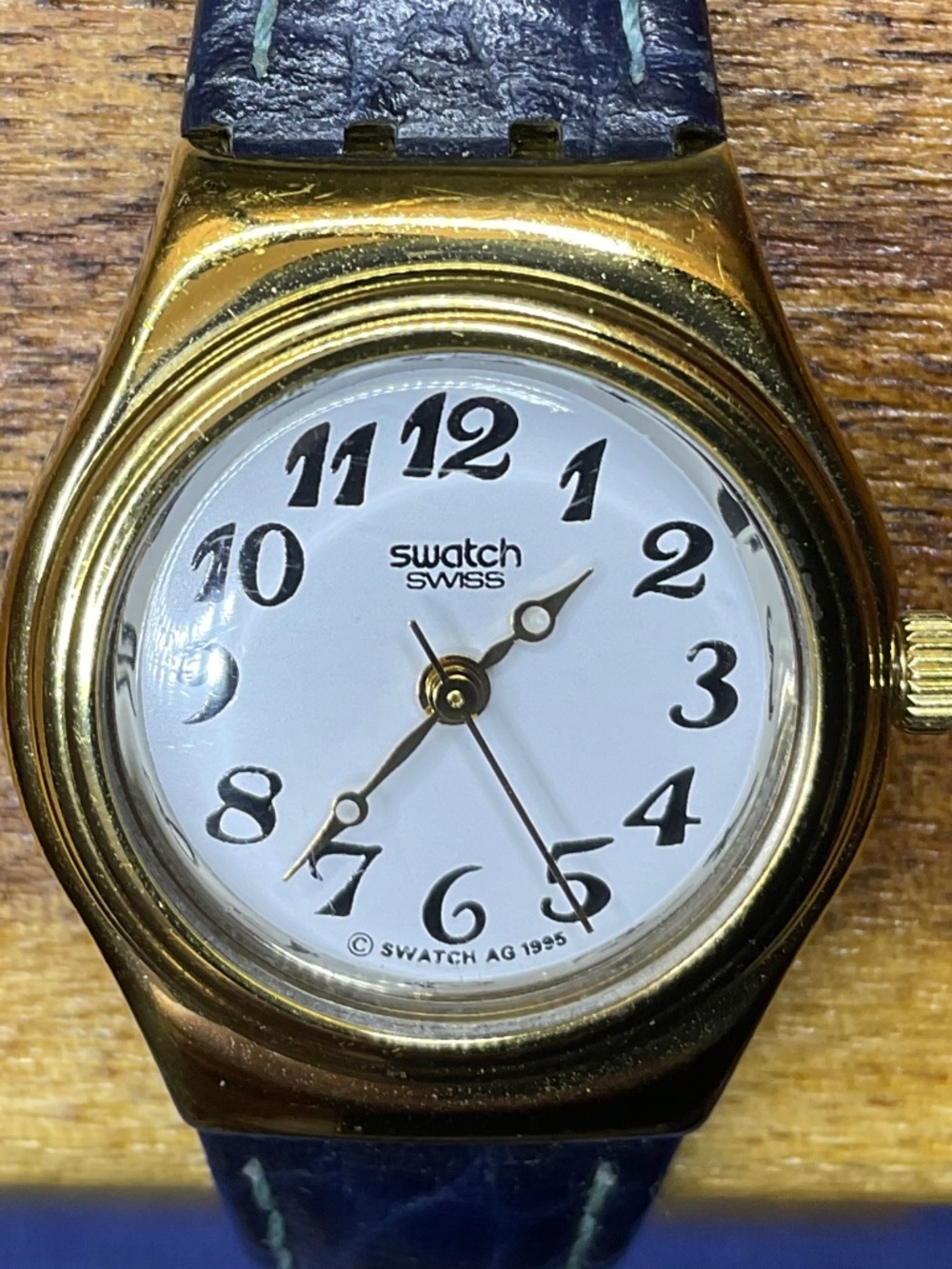 Swatch Watch Irony with navy band